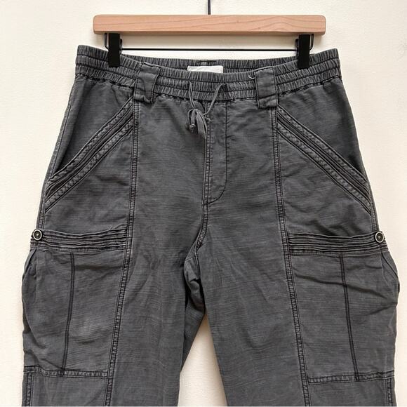 Anthropologie Angela Cropped Cargo Pants in Carbon Grey size 28 - Picture 4 of 13